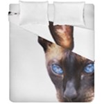 Siamese Cat Duvet Cover Double Side (California King Size)