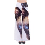 Siamese Cat Women s Chic Palazzo Pants 