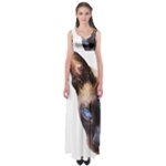 Siamese Cat Empire Waist Maxi Dress