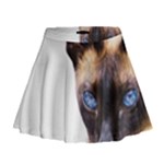 Siamese Cat Mini Flare Skirt