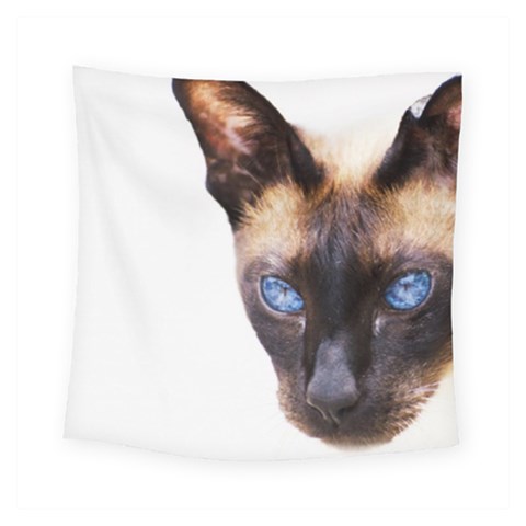 Siamese Cat Square Tapestry (Small) from ArtsNow.com