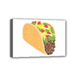 Emoji Taco Mini Canvas 6  x 4  (Stretched)