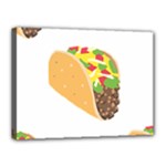 Emoji Taco Canvas 16  x 12  (Stretched)