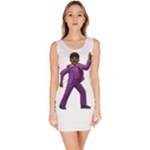 Emoji Dancing Man Bodycon Dress