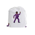 Emoji Dancing Man Drawstring Pouch (Large)