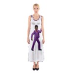 Emoji Dancing Man Sleeveless Maxi Dress