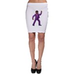 Emoji Dancing Man Bodycon Skirt