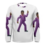 Emoji Dancing Man Men s Long Sleeve Tee