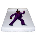 Emoji Dancing Man Fitted Sheet (Queen Size)