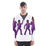 Emoji Dancing Man Hooded Wind Breaker (Men)