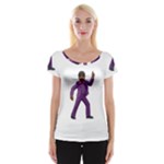 Emoji Dancing Man Women s Cap Sleeve Top