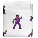 Emoji Dancing Man Duvet Cover Double Side (Queen Size)