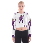 Emoji Dancing Man Cropped Sweatshirt