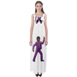 Emoji Dancing Man Empire Waist Maxi Dress