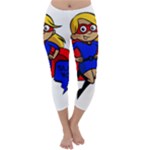 blonde super mom Capri Winter Leggings 