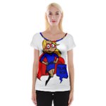 blonde super mom Women s Cap Sleeve Top