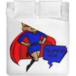 blonde super mom Duvet Cover (California King Size)