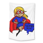 blonde super mom Small Tapestry