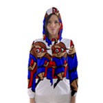 Brunette Super Mom Hooded Wind Breaker (Women)