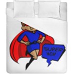 Brunette Super Mom Duvet Cover (California King Size)