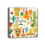 viva mexico Mini Canvas 4  x 4  (Stretched)