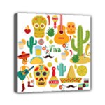 viva mexico Mini Canvas 6  x 6  (Stretched)