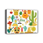 viva mexico Mini Canvas 7  x 5  (Stretched)