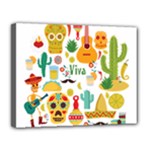 viva mexico Canvas 14  x 11  (Stretched)