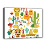 viva mexico Canvas 16  x 12  (Stretched)