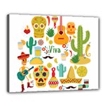 viva mexico Canvas 20  x 16  (Stretched)