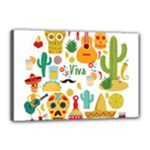 viva mexico Canvas 18  x 12  (Stretched)