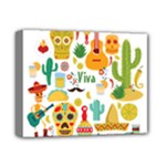 viva mexico Deluxe Canvas 14  x 11  (Stretched)