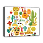 viva mexico Deluxe Canvas 20  x 16  (Stretched)