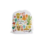 viva mexico Drawstring Pouch (Medium)