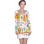 viva mexico Long Sleeve Nightdress