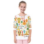 viva mexico Kids  Quarter Sleeve Raglan Tee