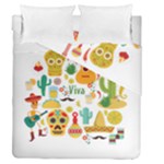 viva mexico Duvet Cover Double Side (Queen Size)