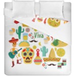 viva mexico Duvet Cover Double Side (King Size)