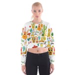 viva mexico Cropped Sweatshirt