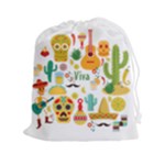 viva mexico Drawstring Pouch (XXL)