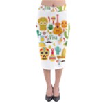 viva mexico Midi Pencil Skirt