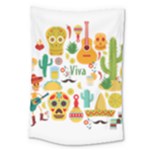 viva mexico Large Tapestry