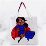 Black Super Mom Grocery Tote Bag