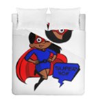 Black Super Mom Duvet Cover Double Side (Full/ Double Size)