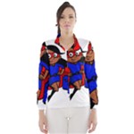 Black Super Mom Wind Breaker (Women)