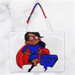 Black Super Mom Medium Tote Bag