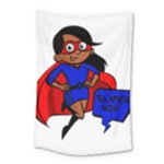 Black Super Mom Small Tapestry