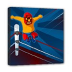 Cinco De Mayo Luchador Mini Canvas 8  x 8  (Stretched)