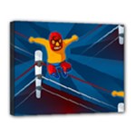 Cinco De Mayo Luchador Canvas 14  x 11  (Stretched)