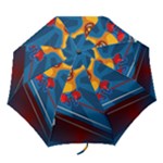 Cinco De Mayo Luchador Folding Umbrella